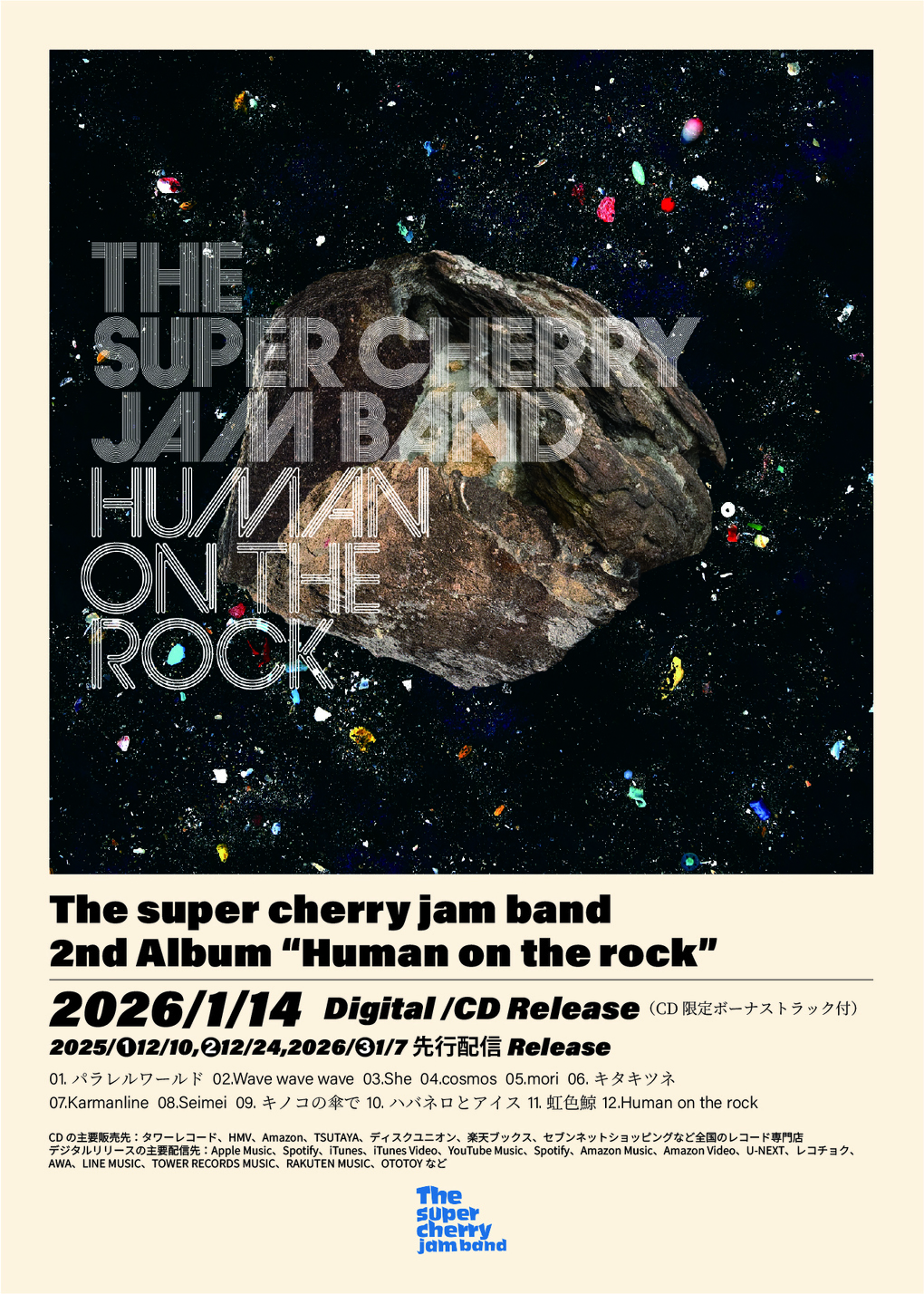 2nd Album "Human on the rock"
